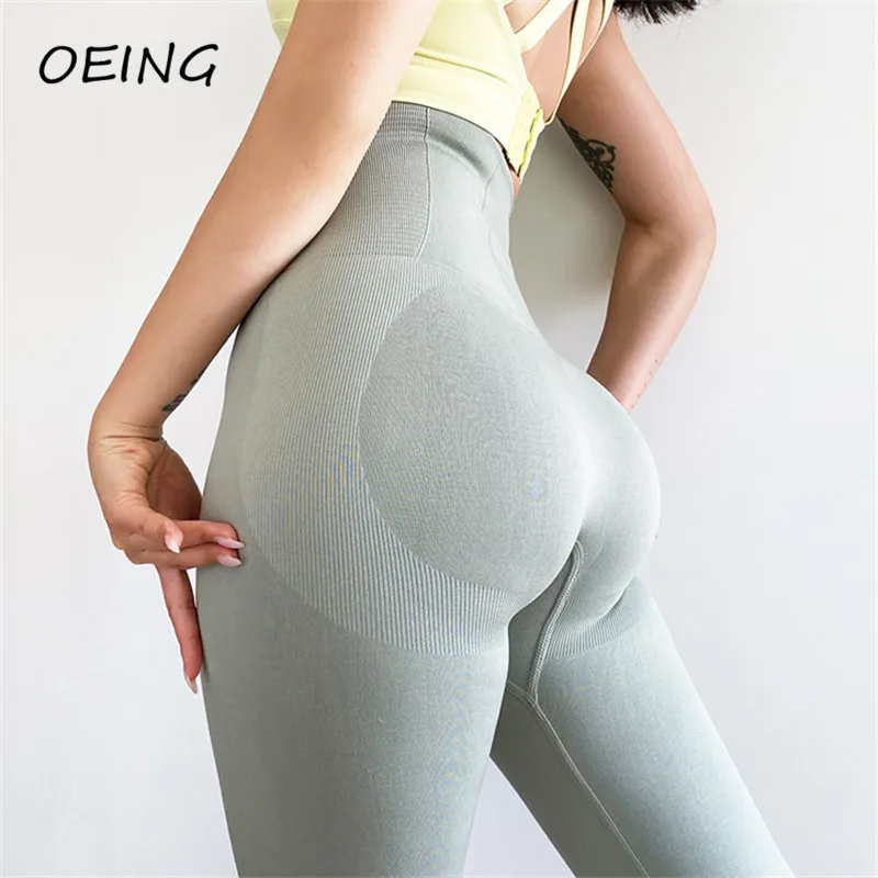 

Женские Штаны Для Йоги бесшовные леггинсы с высокой талией Спортивная одежда для тренажерного зала фитнеса