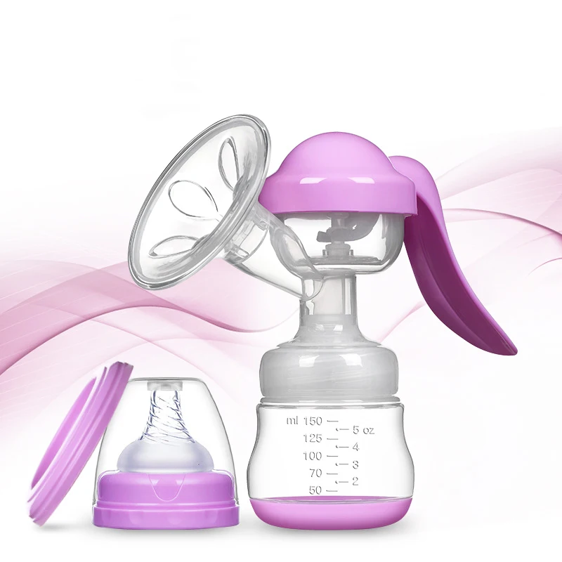 

Manual Breast Pumps Original Suction Milk Pump Baby Feeding Breasts Pump BPA Free With Massage Function Postpartum Supplies