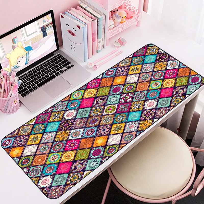 

MRGLZY Art Flower Notepad Small Mouse Pad Computer Game Game Accessories Desk Blanket Player Game Mouse Pad