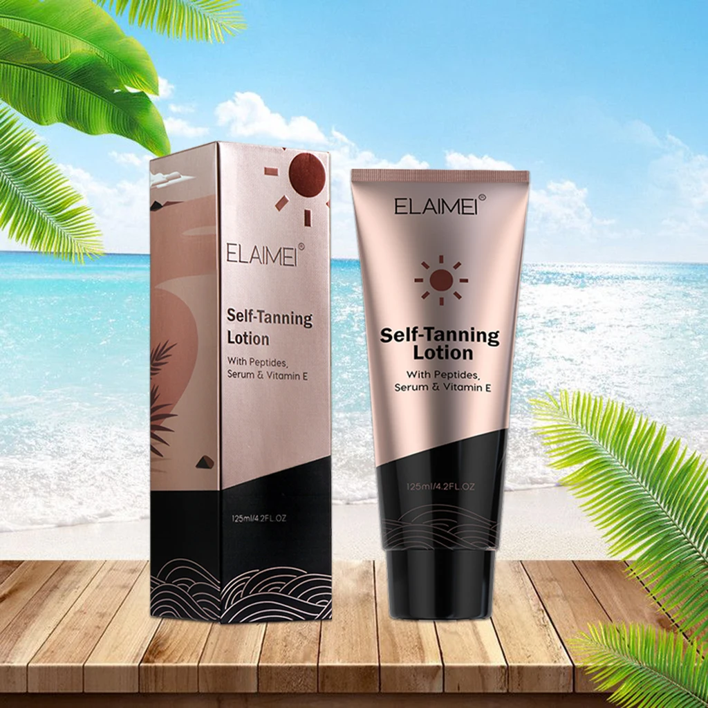 Лосьон для самозагара органический натуральный бронзирующий питательный лосьон