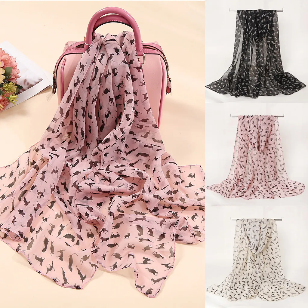 2019 модный красивый элегантный тонкий головной платок Модный женский длинный