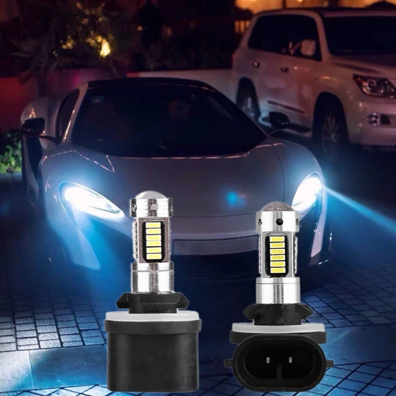 

1 Pair 881/880 H27 Bulb Super Bright 6500k LED Auto Driving Light Car Fog Lights Bulb DRL Lamp 12V 550LM H3/H1/881/880 G99F