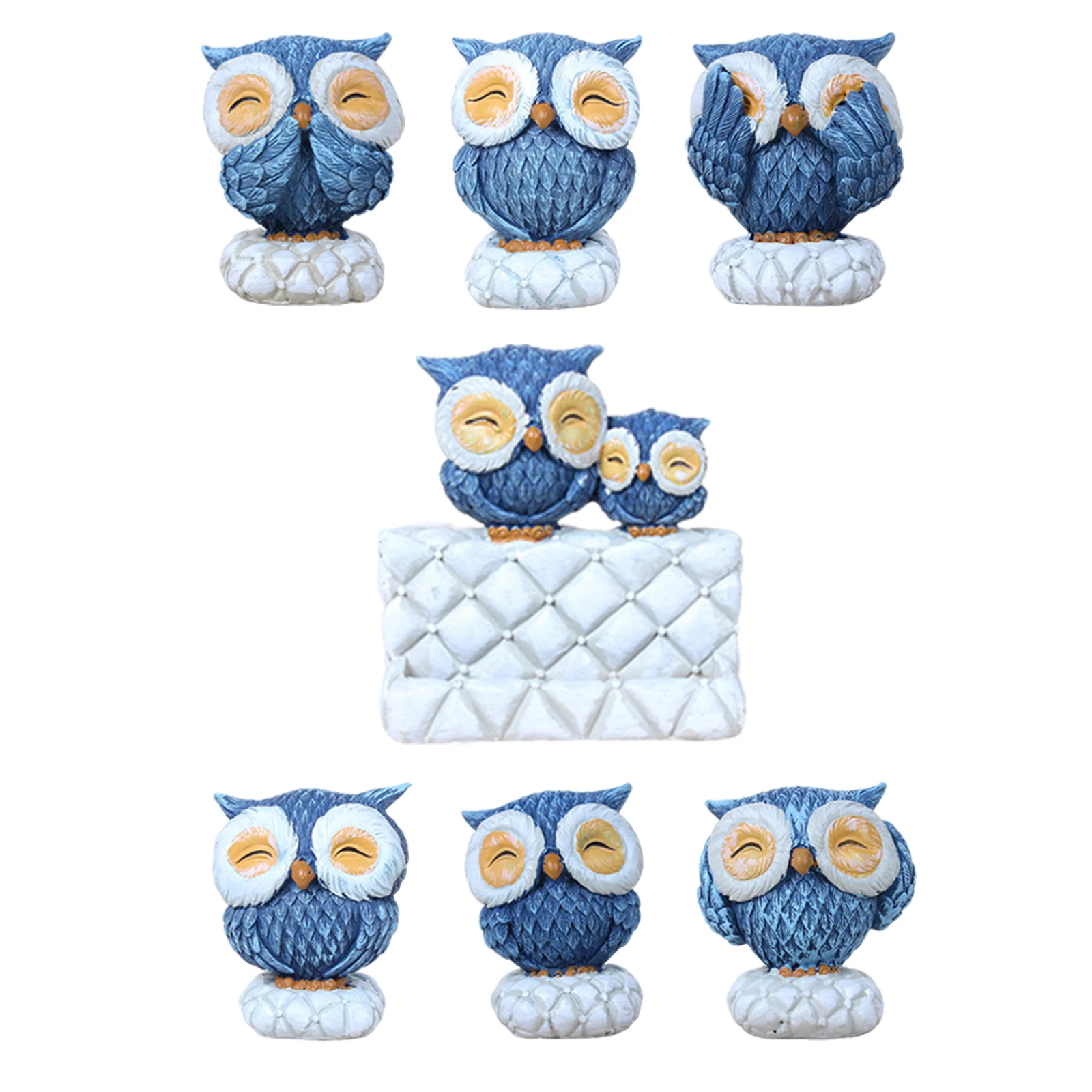 

Статуэтка совы из смолы для украшения дома офиса спальни