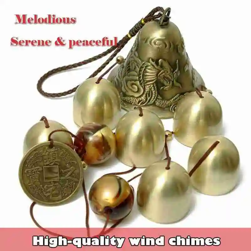 Старинный медный Колокольчик для сада декор улицы коридора металлический