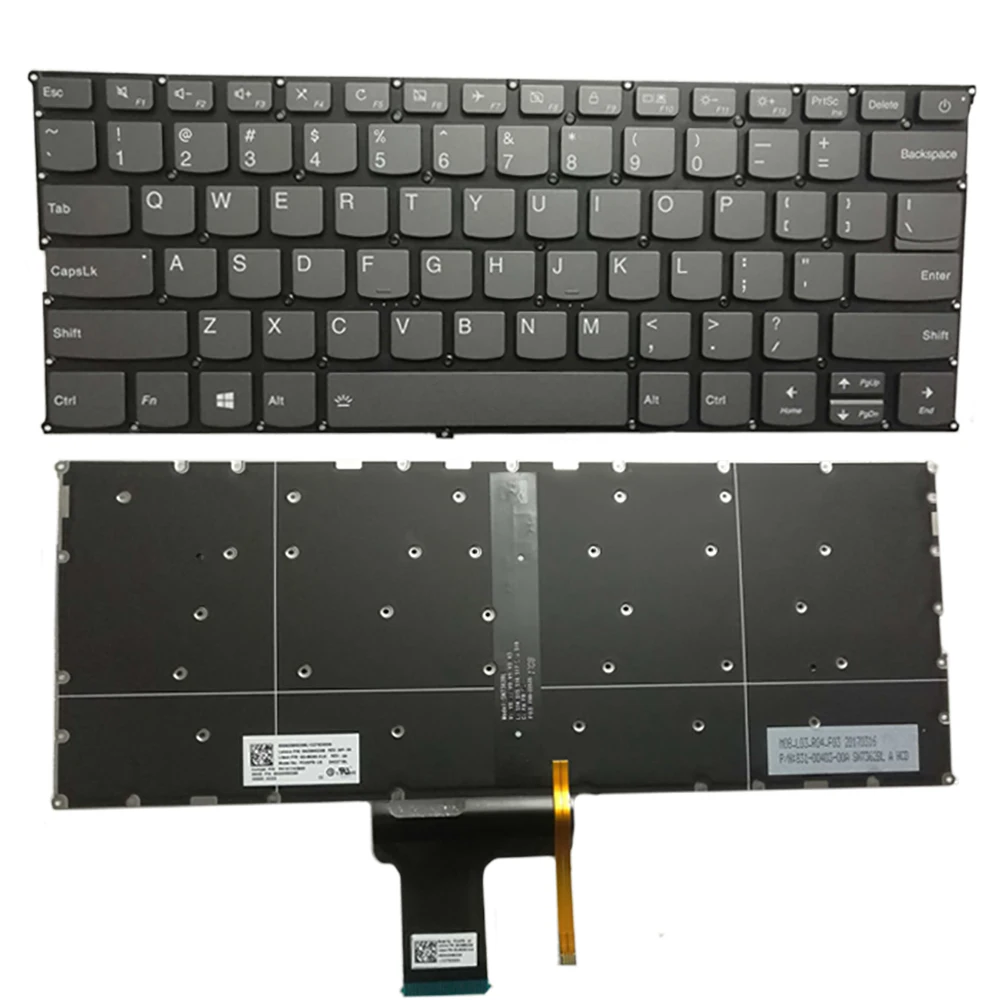 Новинка для ноутбука lenovo 720S 14 14IKB серии Клавиатура с подсветкой США без рамки