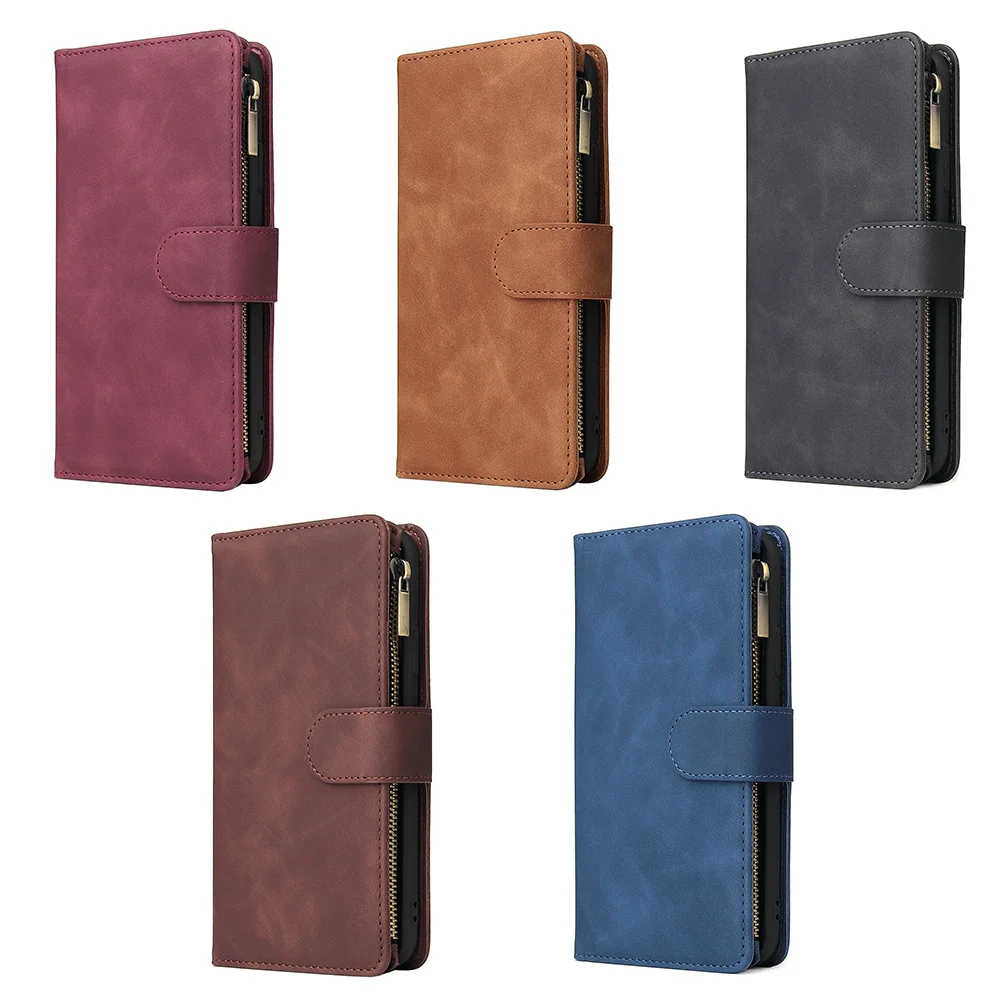 

IPhone 11 Wallet Case, IPhone 11 Case With Card,Flip Cover Zipper Protective Cover With Card Holder Compatible With11 Pro Blue