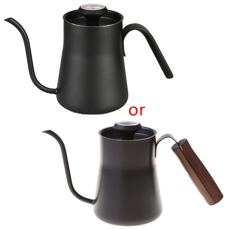 

450ml Stainless Steel Pour Over Coffee Kettle Gooseneck Nozzle Fine Mouth Pot
