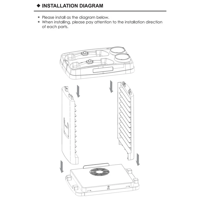 Вертикальный охлаждающий вентилятор для PS4 Pro Slim V S аксессуары витрины |