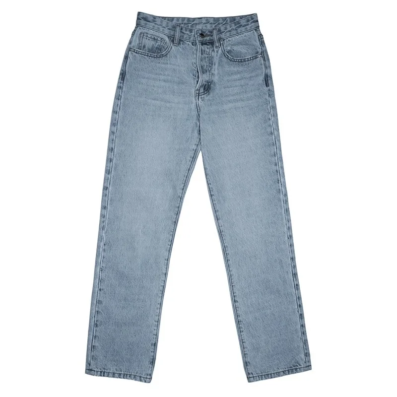 

2021 High Waist Loose Jeans Women's Comfortable Fashion Casual Straight Loose Pants Jeans Washed Jeans New