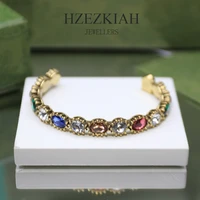fashion jewelry brand colorful tiger bracelet gorgeous luxurious women hot sale party superior quality aristocratic temperament