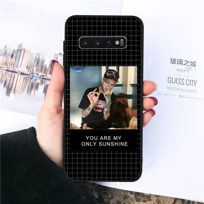 

Lil Peep Lil Bo Peep Soft Phone Case For Samsung galaxy S 8 9 10 20 21 30 A 30 50 51 70 note 10 plus Ultra 5g