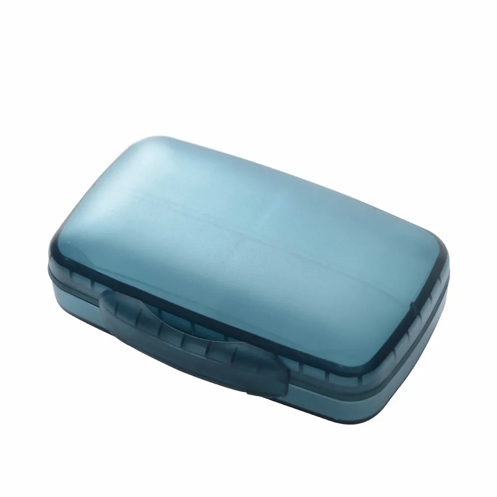 

1pcs 8 Grids Large Medicine Pill Box Waterproof Pill Dispenser Sealed Storage Organizer Case W/ Compartments Design Outdoor Tool