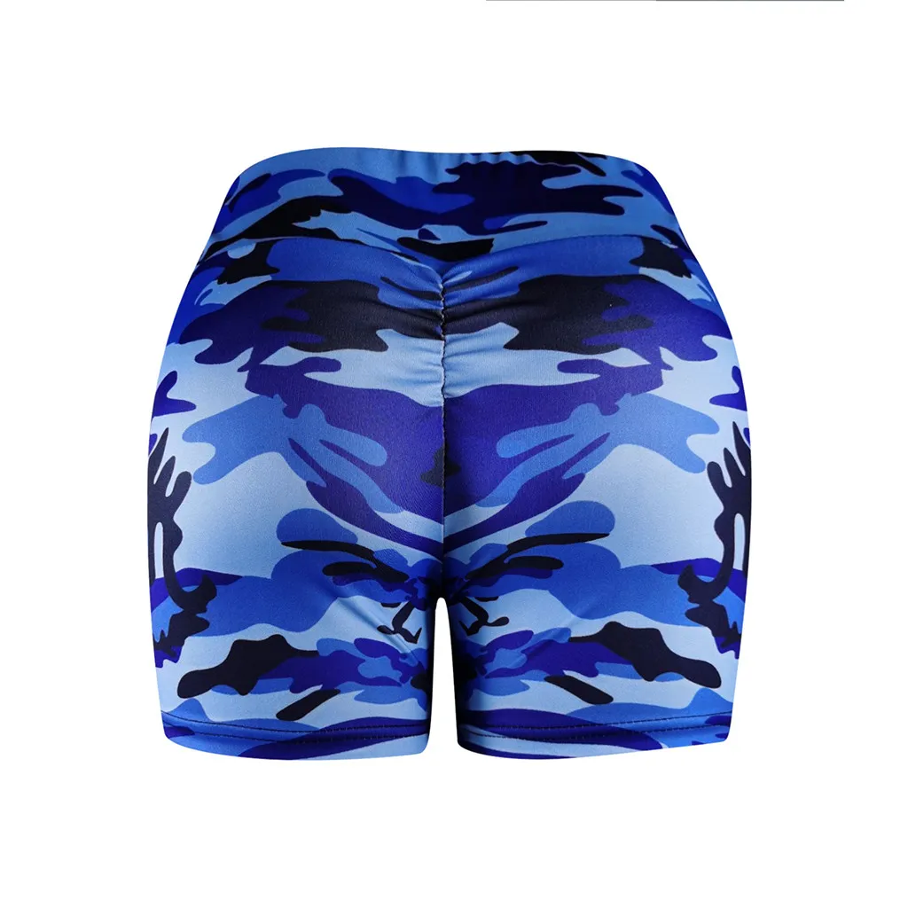 Камуфляжные шорты для женщин Femme Basic Slip Bike Shorts Компрессионные тренировок Штаны
