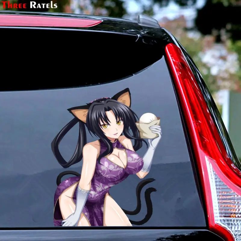 Three Ratels FC564 HIGH SCHOOL DXD Kuroka аниме секс-девушка наклейка на капот автомобиля |