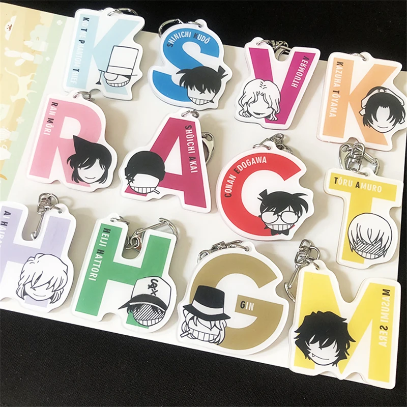 1 шт. японский аниме детективный Конан мультяшный персонаж акриловый кулон