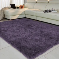 150cm200cm living roombedroom carpet anti slip soft long haired carpet modern carpet mat purple white powder gray 11 colors