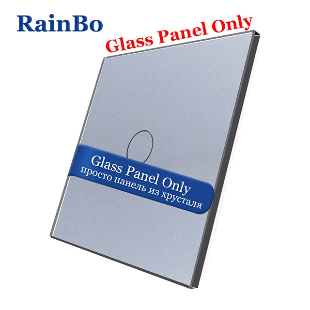 Не сенсорный выключатель RainBo роскошные стеклянные сенсорные панели 80 мм *