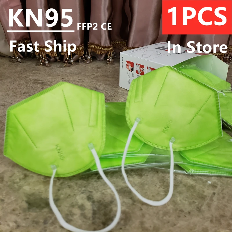 

1 шт. независимые зеленые маски KANGMAKE Ffp2 Mascarillas KN95, сертифицированные Fpp2, сертифицированные европейские Fp2 Ffp2kn95, Facemask в Испании, Ce