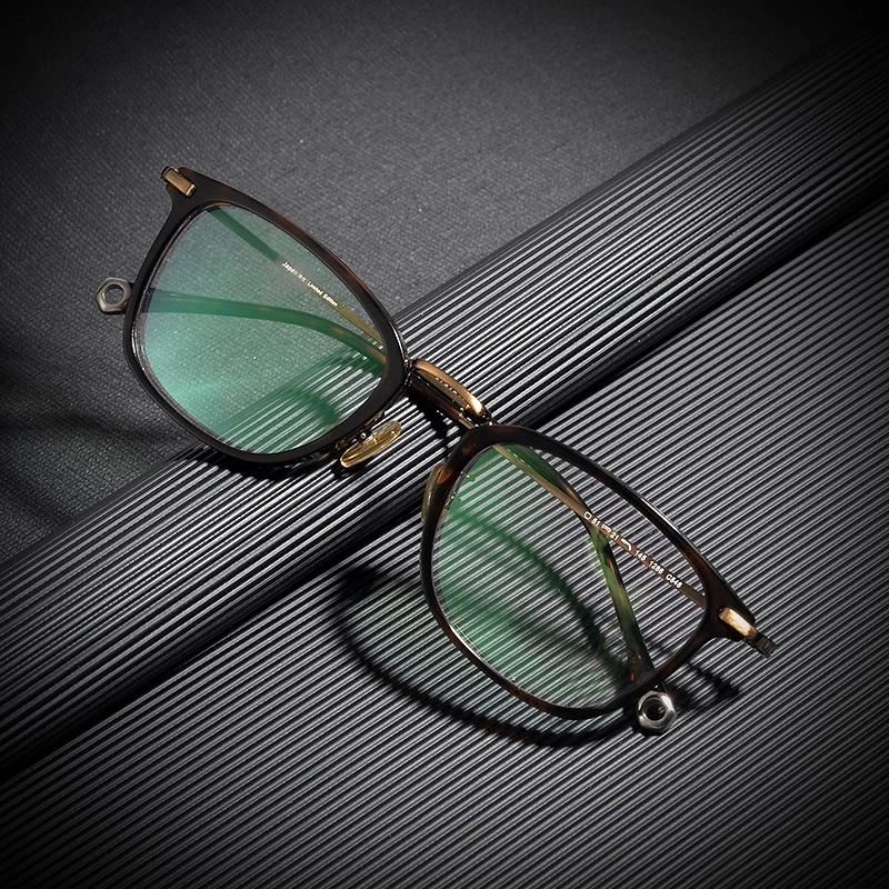 

Vintage Titanium Acetate Glasses Frame Men Prescription Myopia Optical Eyeglasses Women Fashion Square Luxury Brand Eyewear