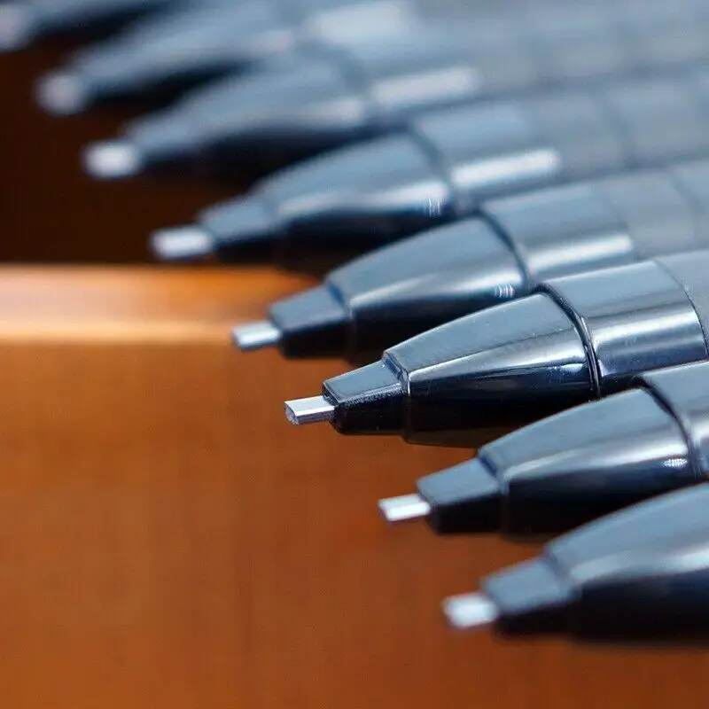 

Thick Flat Head Mechanical Knock Pencil 2B Refills For Students Examnation Stationery Office school supplies