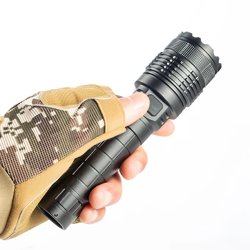 

Антибликовый миниатюрный фонарик с USB-зарядкой, водонепроницаемый светильник с аккумулятором 18650 для охоты, кемпинга