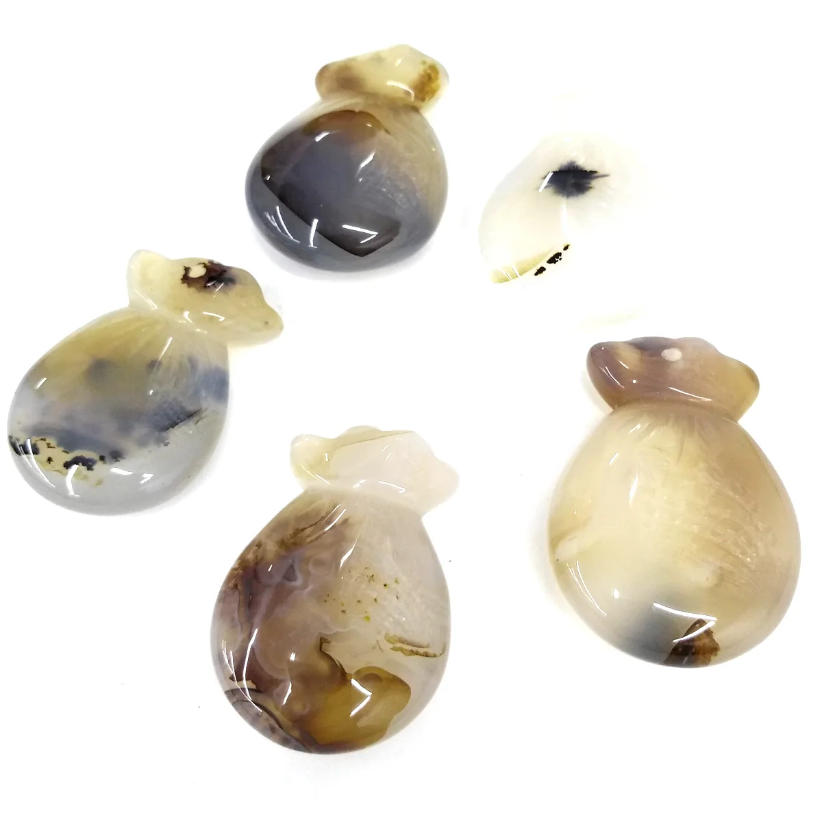 Натуральный океан халцедон водные растения агаты кулон оригинальный камень