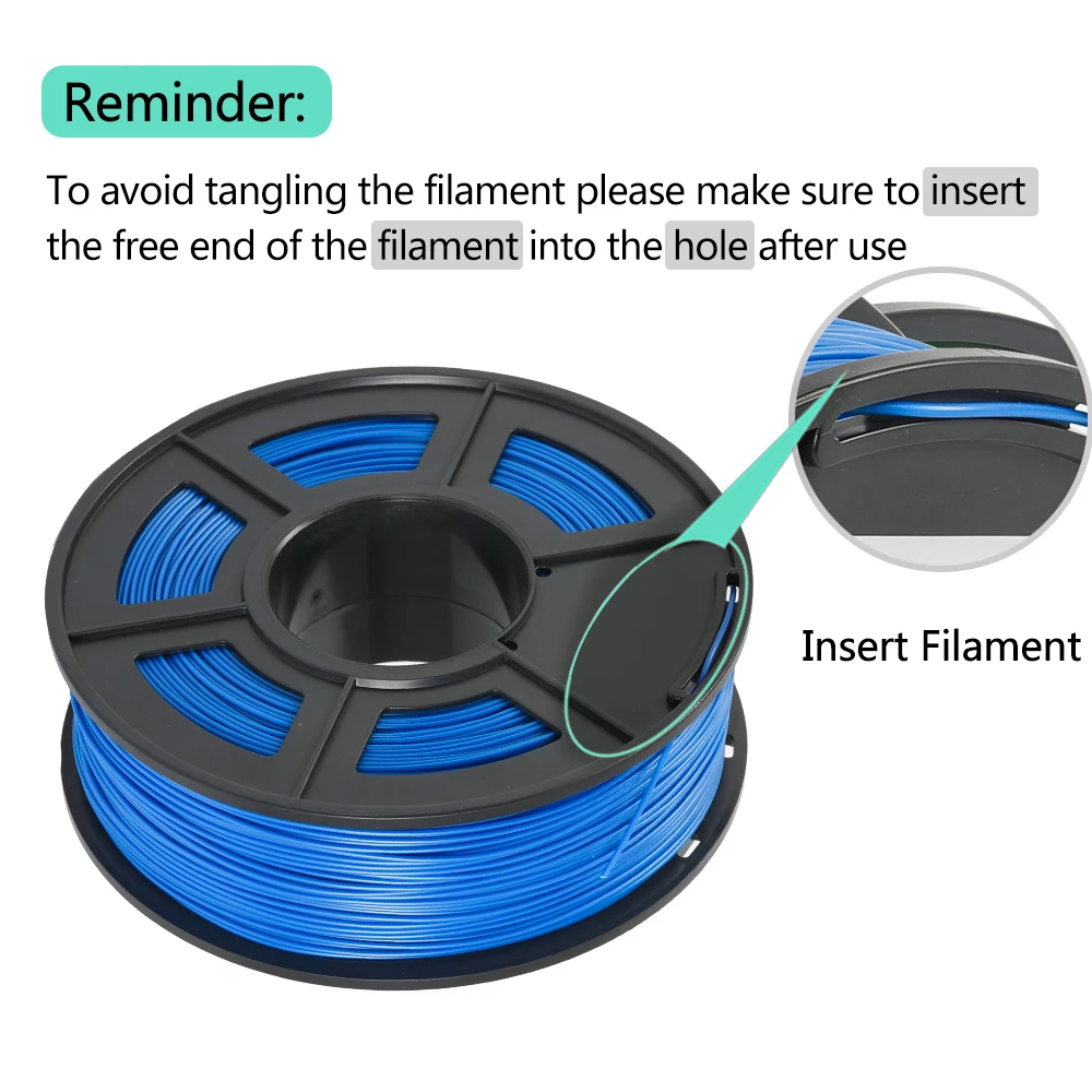 SUNLU ABS 3d нити для принтера 1 75 мм 2.2LBS/1 кг с катушкой Черный нити| |