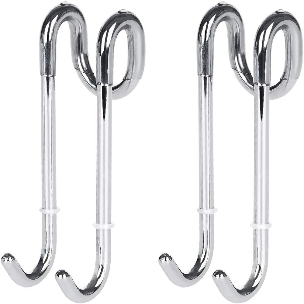 

Stainless Steel Shower Hooks Glass Door Shower Hook Lightweight Bathroom Hooks Bath Shower Screen Towel Hanger Shower Door