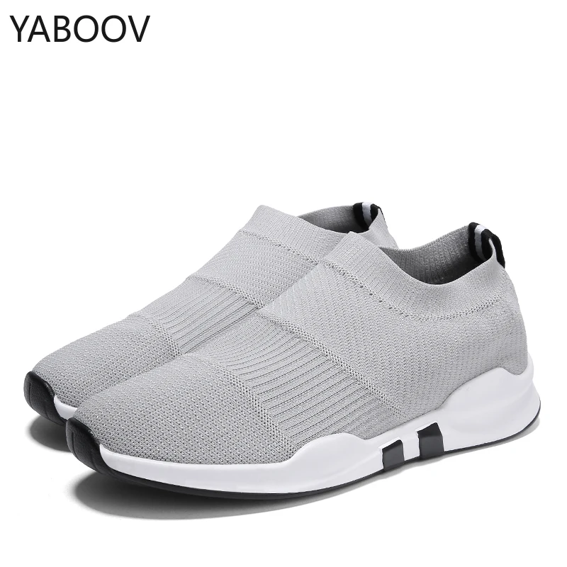 Мужские носки; Tenis Masculino; мужские кроссовки; дышащие Повседневные слипоны; модные детские кроссовки; Легкая спортивная обувь для мужчин