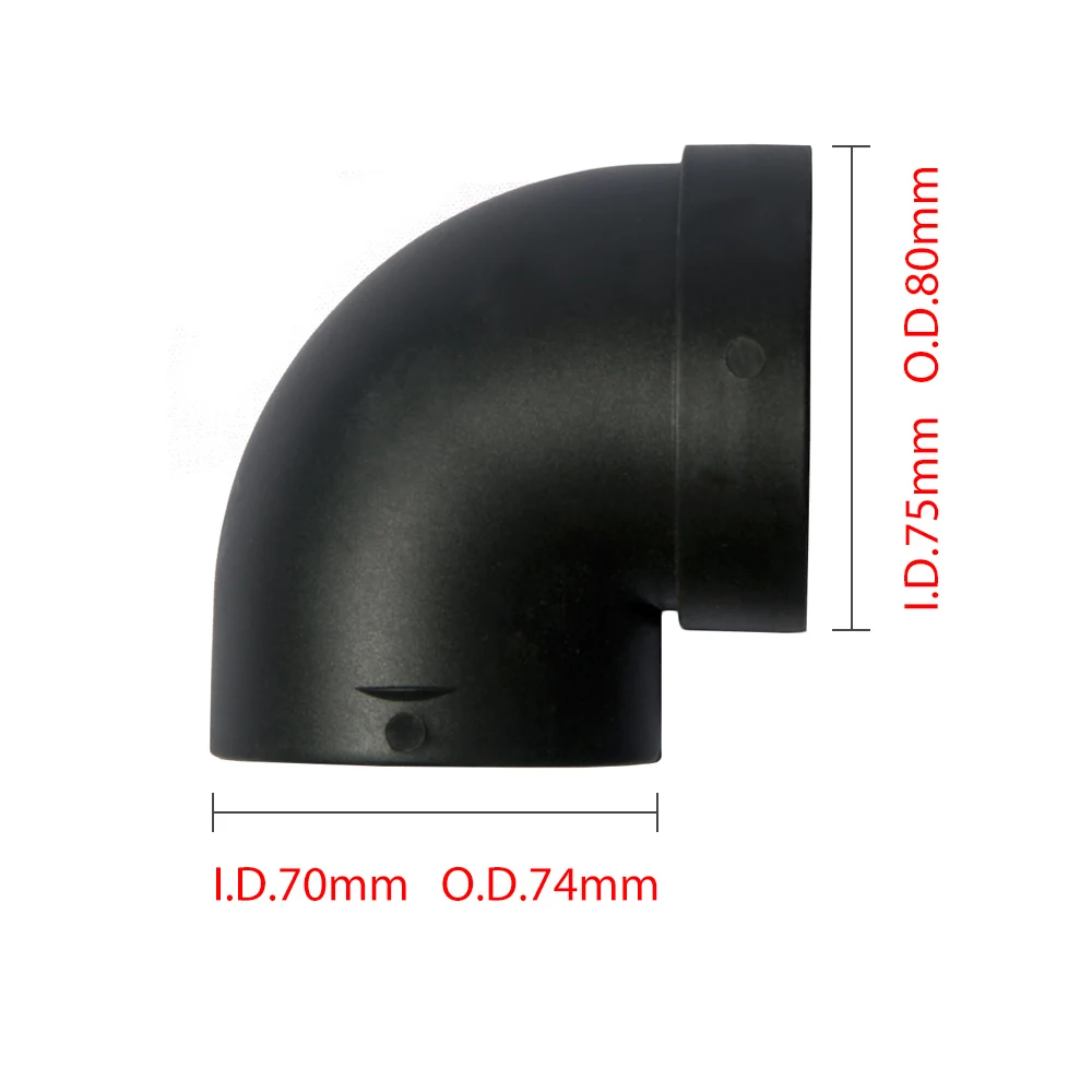 75/85mm Air Ducting Elbow Outlet Exhaust Pipe Connector Adapter For Webasto Eberspaecher Parking Heater Car Accessories |
