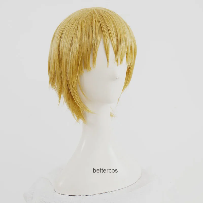 Парик для косплея гилганеша Fate/Stay Night короткий термостойкий синтетический парик