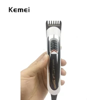 kemei professional electric hair clipper trimmer sharp razor corded hair cut men hairdressing removal barber adult haircutter