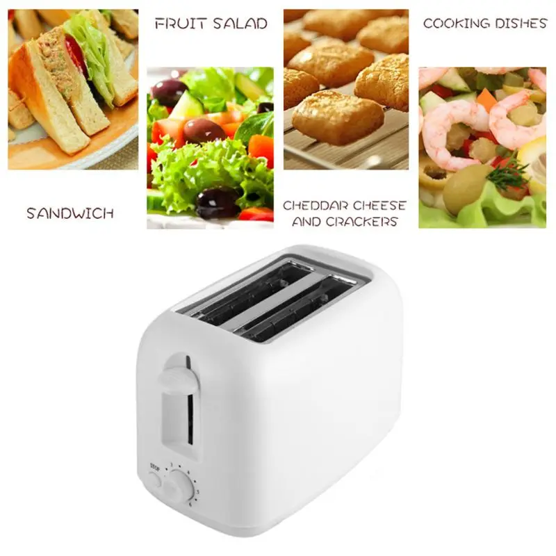 

Automatic Electric Food Making Easy Bread Toaster Feature 2 Slice Extra Wide Slot Sand Breakfast Tool for Families 7 Gears