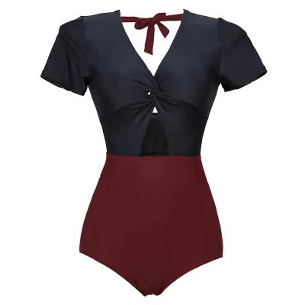 SAGACE 2020 Летний Новый прекрасный Купальник открытый купальник женский чистый цвет