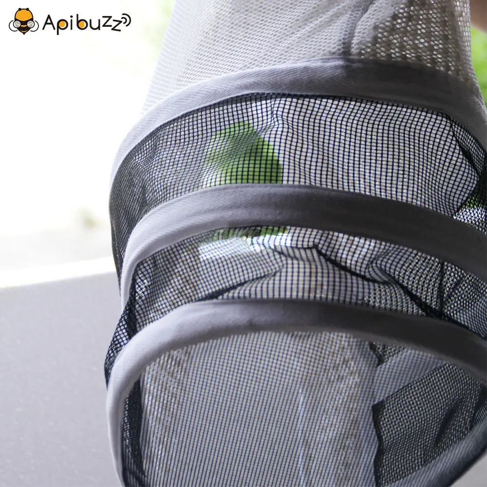 Heavy Duty Three Layer Mesh Ventilated Beekeeping Jacket Suit Clothing with Hooded Hat-Veil Bee Keeping Equipment Apiculture | Дом и сад