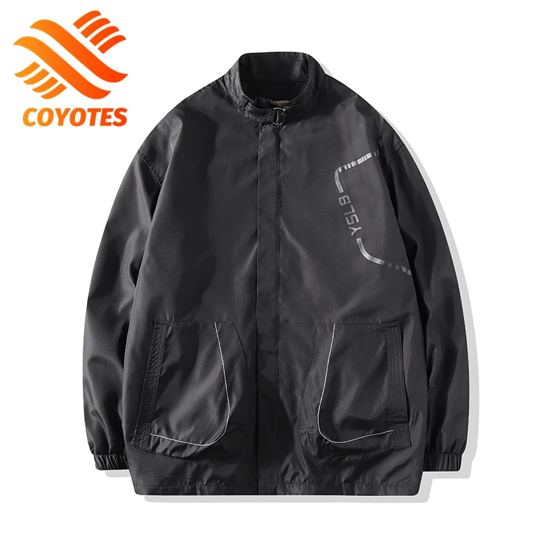 COYOTES New Winter Jacket Men Thick Windbreaker Windproof Zipper Jackets Men Warm Lining Snow Skiing Hooded Coats Male Parka