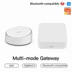 Умный шлюз Tuya ZigBee, хаб с мостом для умного дома, совместим с Bluetooth, беспроводной пульт дистанционного управления, работает с Alexa Google Home