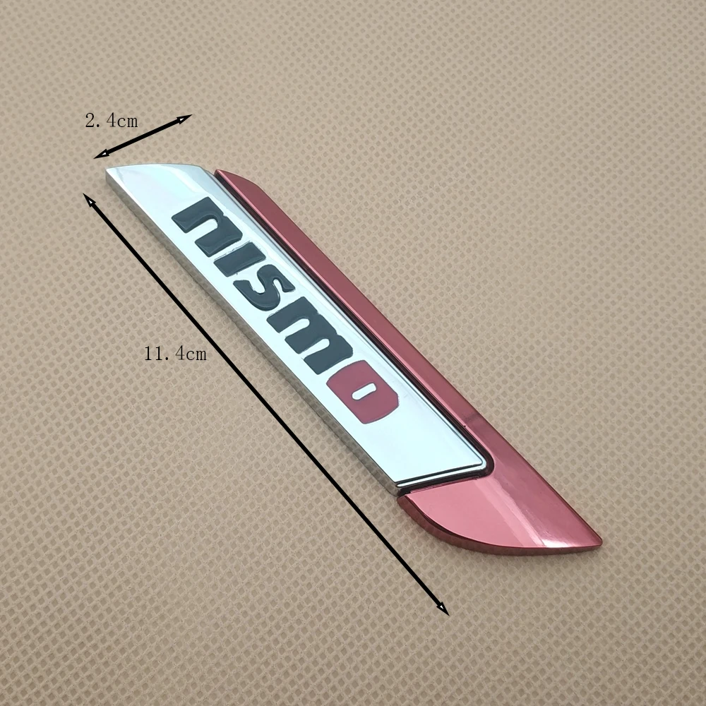 Пара стильная металлическая машина Nismo значок боковая наклейка на крыло 3D спортивная эмблема наклейка для Nissan