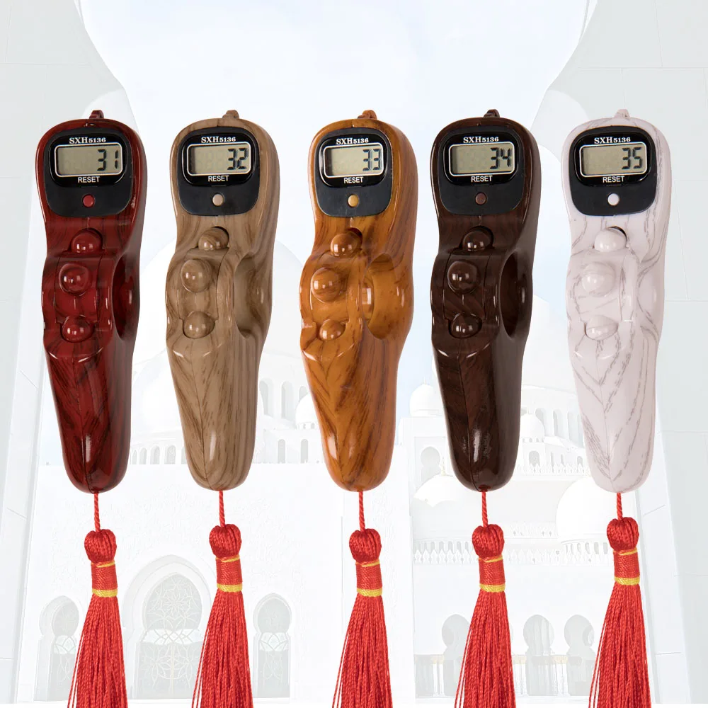 Новейшее электронное Tasbeeh учетный счетчик с светодиодный легкая сбрасываемый