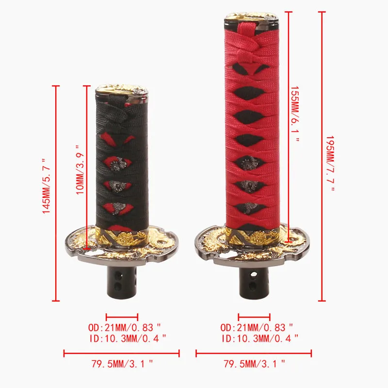 Универсальная автоматическая трансмиссия Katana Gold Dragon Sword автомобильный
