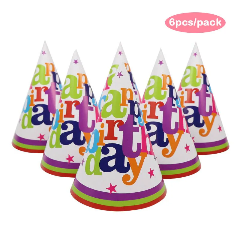 LINVIERLOVE счастливый день рождения тема красочные Lettle для детей одноразовая посуда