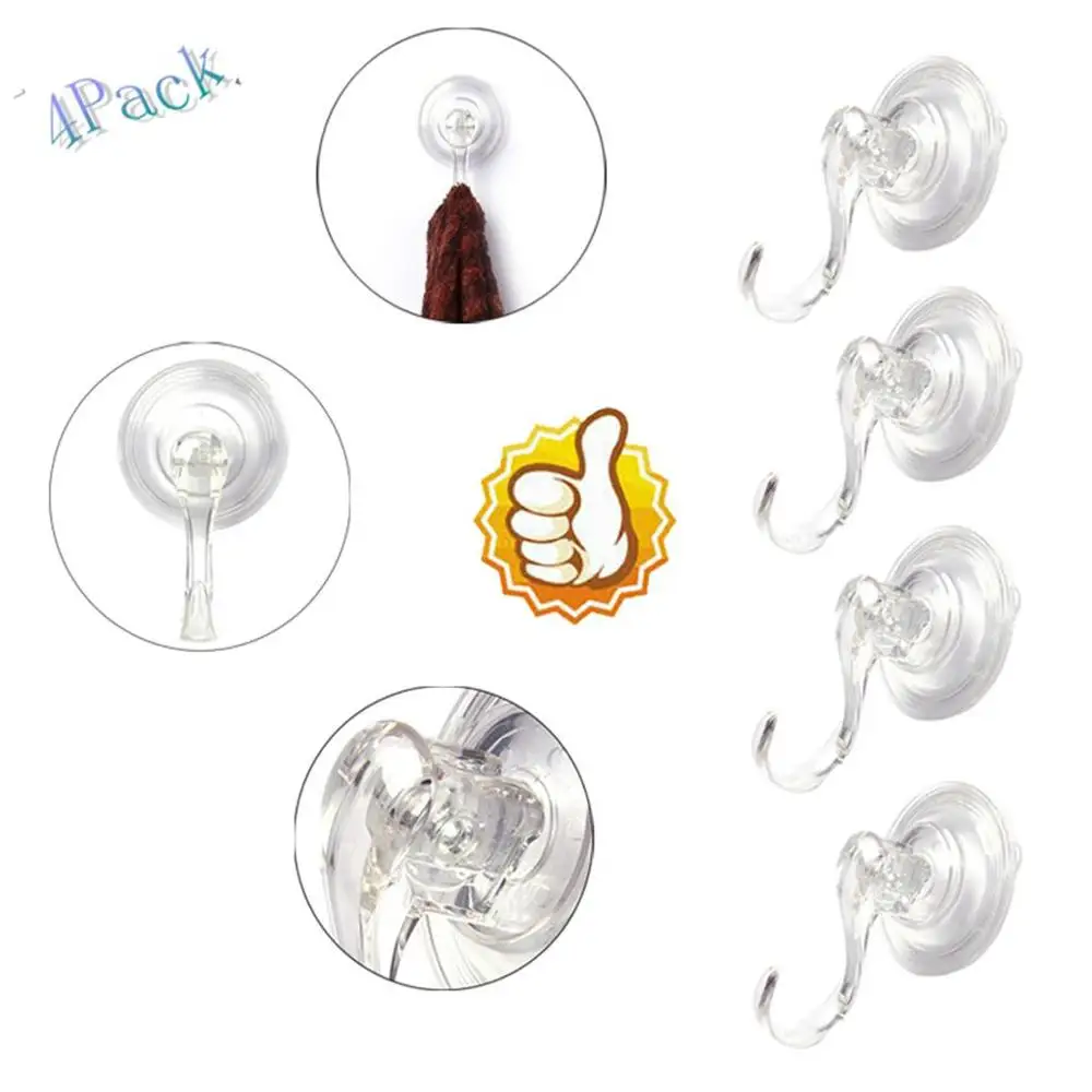 Присоска для кухни HH4 4 упаковки вес до 1 2 кг полезный инструмент ванной комнаты