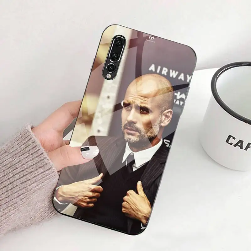 

0 Pep Guardiola Phone Case Tempered Glass For Huawei P9 10 Plus 20 Pro Mate9 10 20 20pro Honor7A 8X 9 10 Nova3i 5