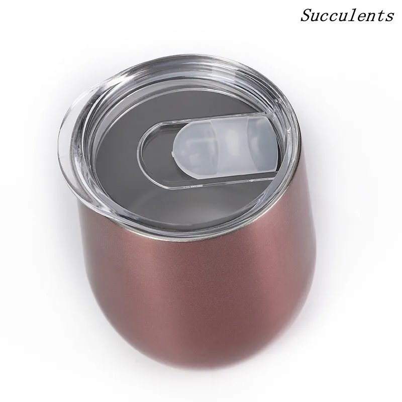 Для 9 унций 12 Stemless Подставка для яйца бокал вина крышка тумблер брызг