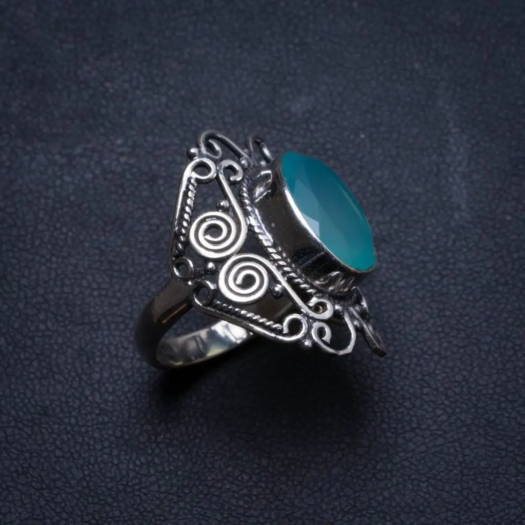 Кольцо из натурального серебра 925 пробы ручной работы размер США 7 25 X2350 |