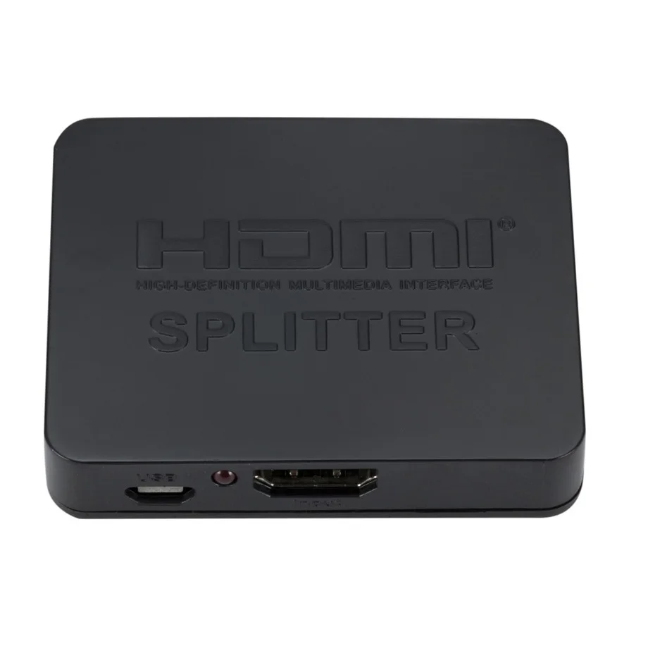 PzzPss 4K HDMI сплиттер 1 вход 2 выхода переключатель 1x2 конвертер двойной дисплей для ПК