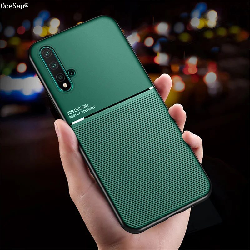 Чехол OceSap для Huawei Nova 5 T Ультратонкий Мягкий чехол из Твила телефона T|Бамперы| |