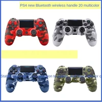 new 4 0 with light ps4 bluetooth wireless controller ps4 camouflage game console controller wireless spot wholesale handle