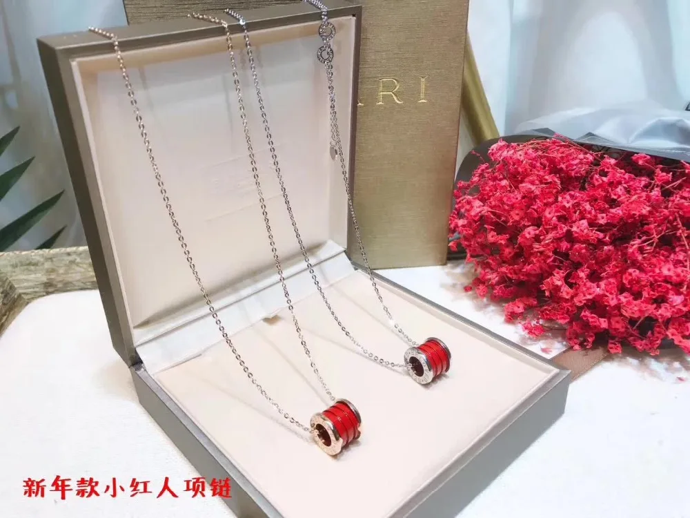 2021 Новый Год счастливый классический кристалл от Swarovski черная красная керамика