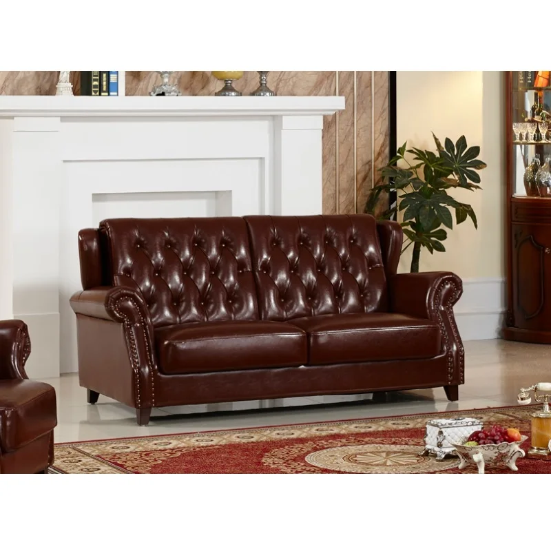 Дешевый итальянский диван из чистой кожи Ledersofa вый не cher WA553 | Мебель